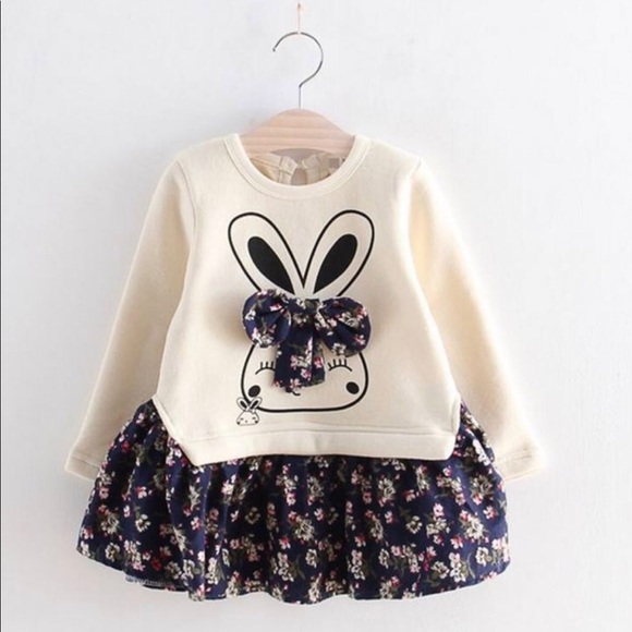 Other - Bow Rabbit Blue Princess Dress